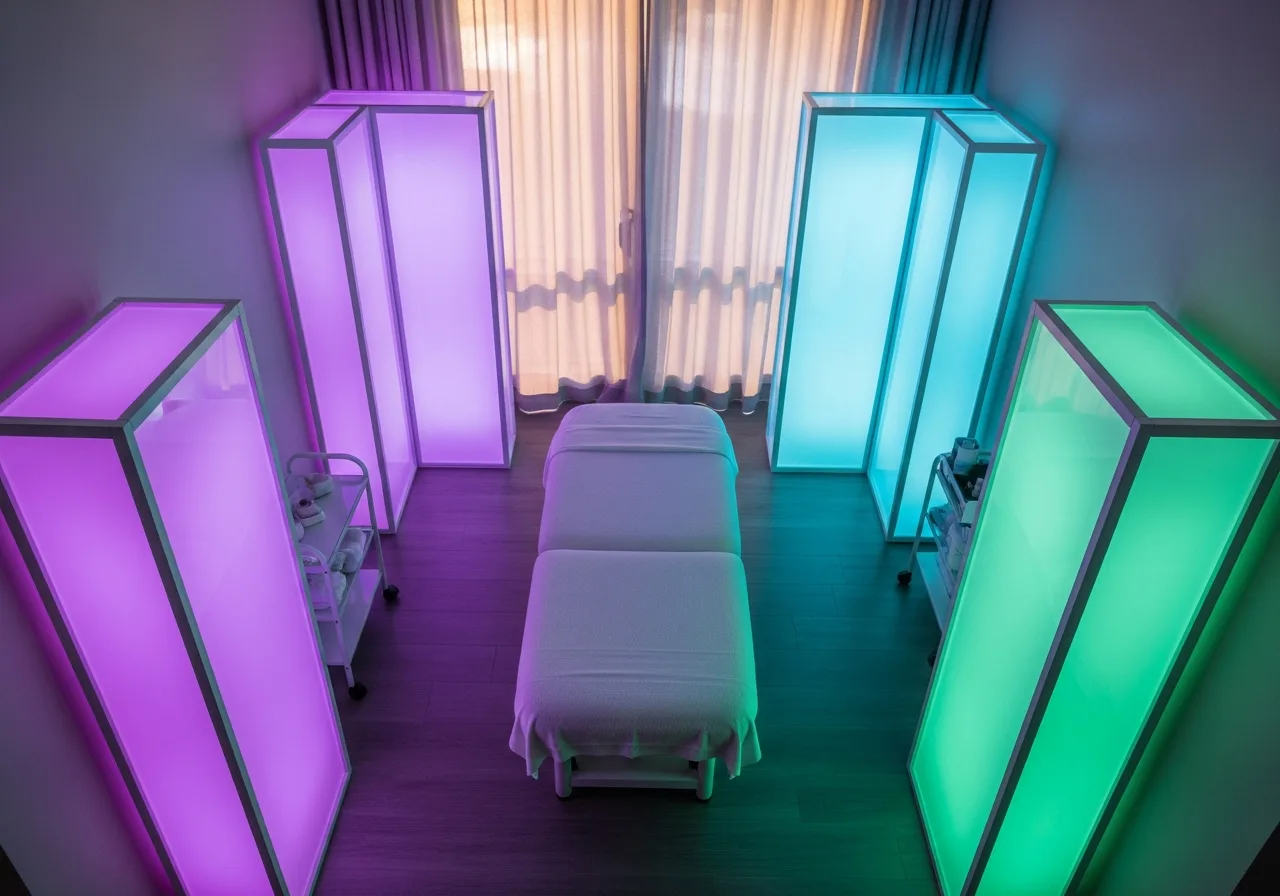 Cliente satisfecha tras una sesión de fotobiomodulación